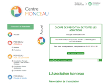 Tablet Screenshot of centre-monceau.com